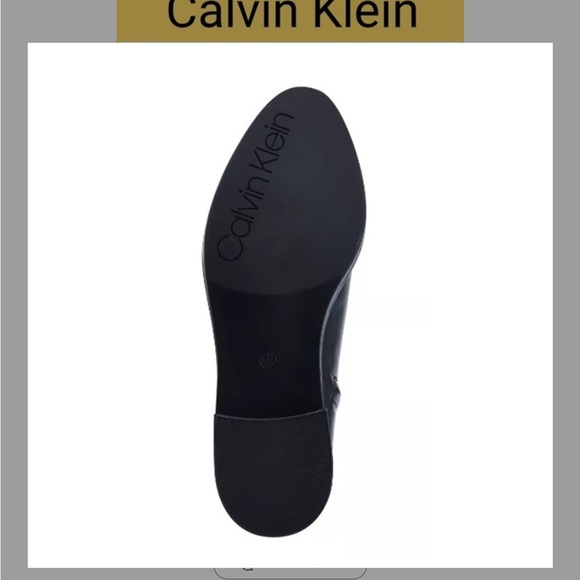 Calvin Klein | Casual Style Suede Faux Fur Plain Pin Heels Office Style - Picture 3 of 5